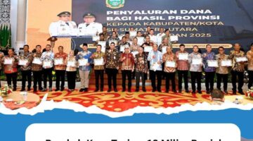 Pemkab Karo Terima 18 Miliar Rupiah Lebih, Pemprovsu Kembali Distribusikan DBH Tahap Ketiga ke Kabupaten/Kota